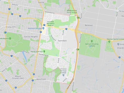 Carindale Towing Services Area